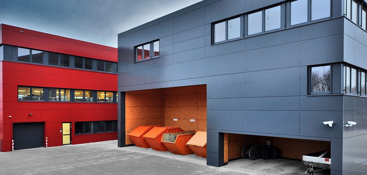 Bürogebäude mit Lagerhalle in Oberschleißheim - von Haas Gewerbebau